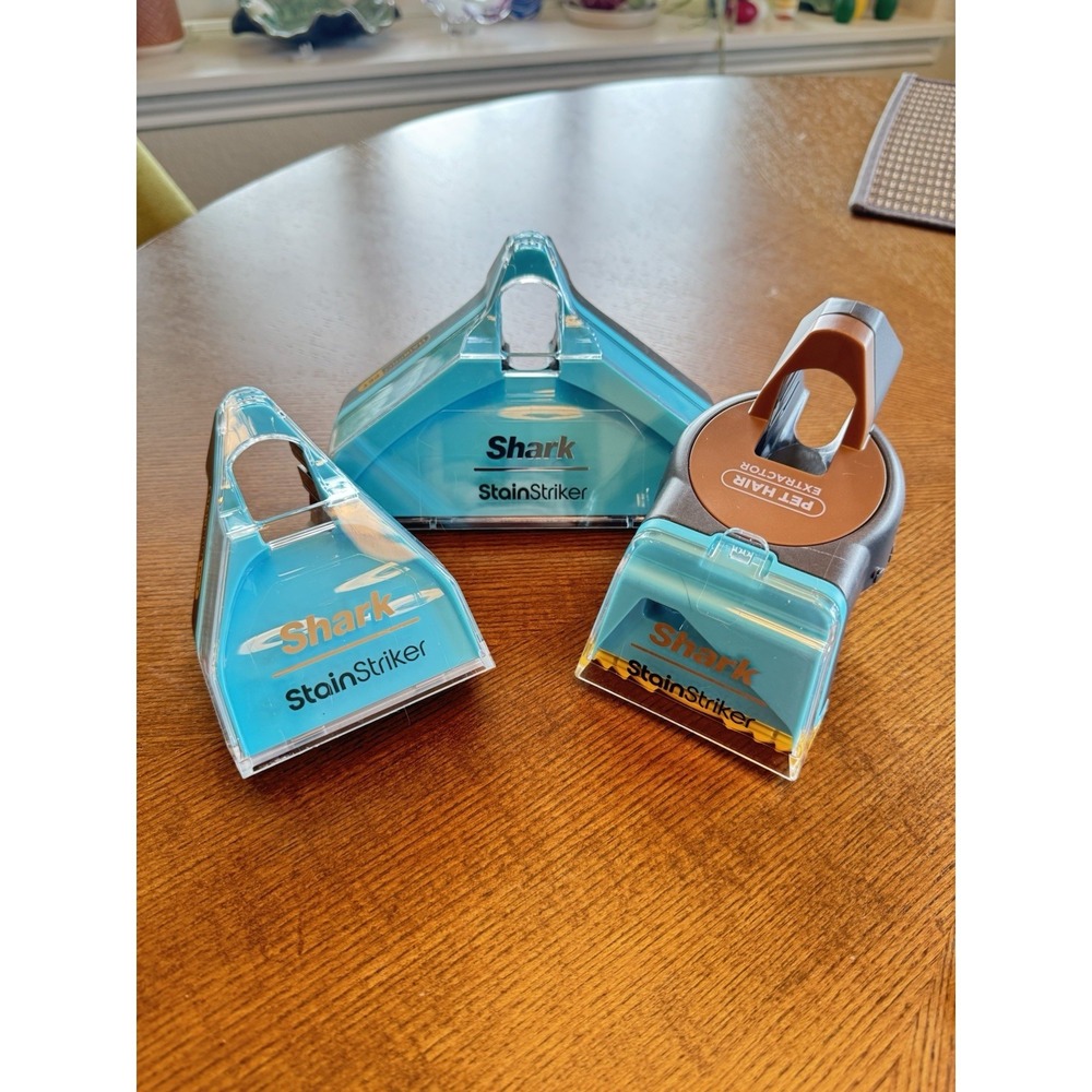Shark StainStriker Attachment (Lot of 3) NEW Wide Tool Pet Hair Extractor Brush